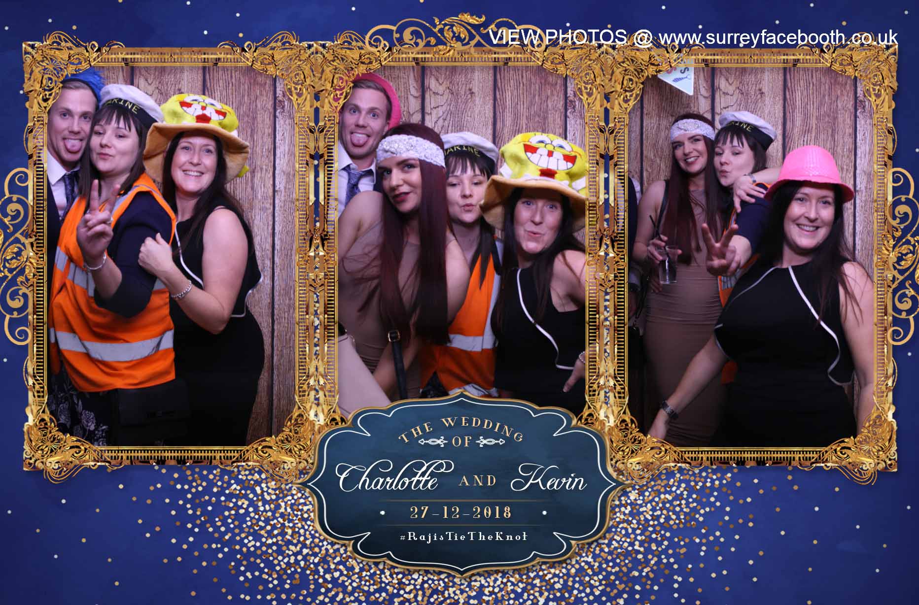 Charlotte & Kevin's Wedding | View more photos from the event at galleries.surreyfacebooth.co.uk/u/Surrey-FaceBooth/Charlotte-Kevins-Wedding